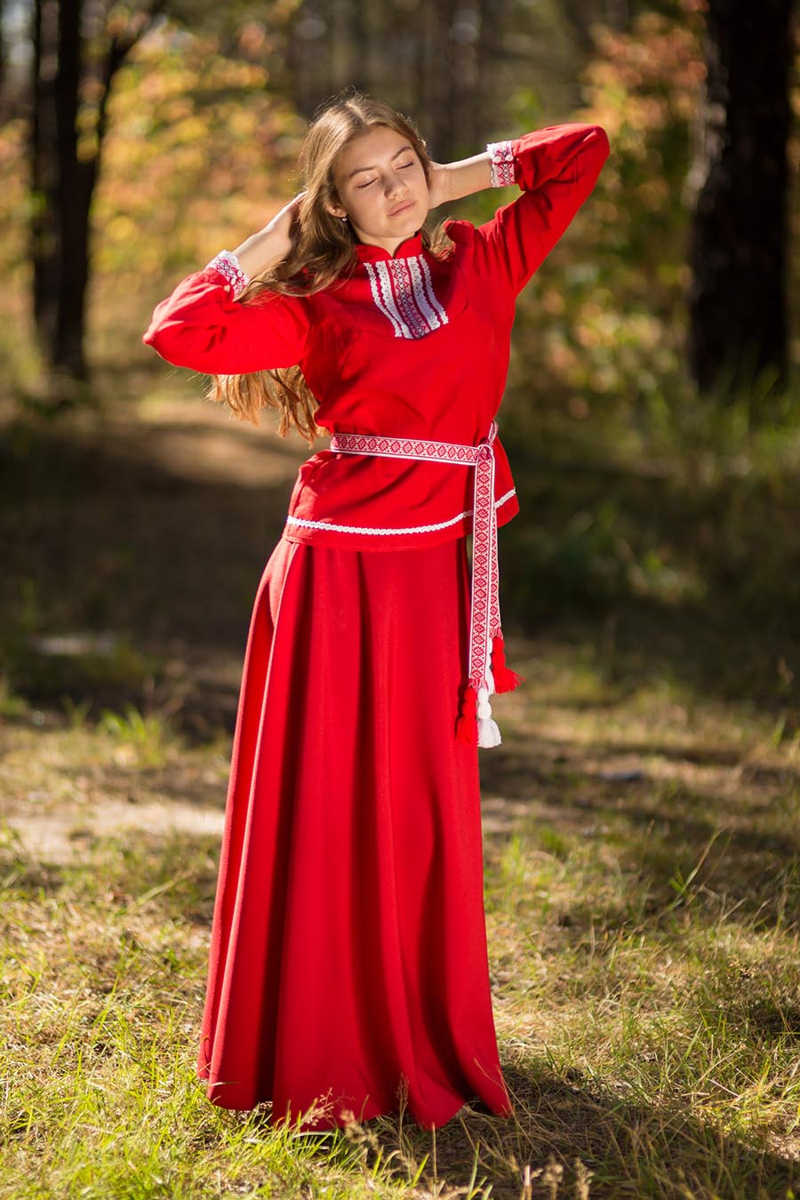 Underwear Women in Slavic costumes in Guiyang
