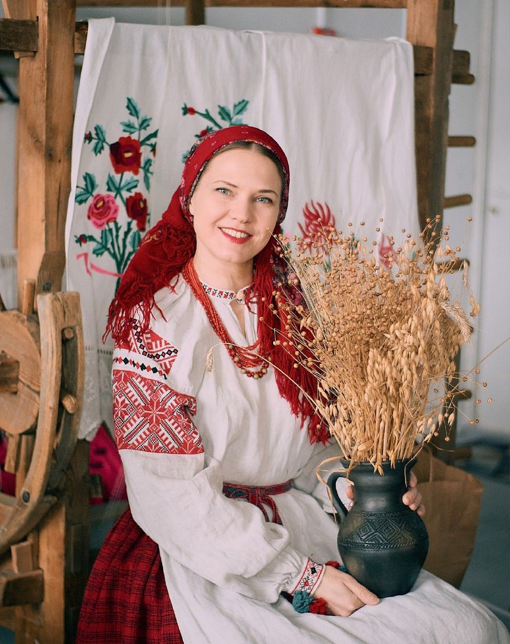Women in Slavic costumes in Guiyang