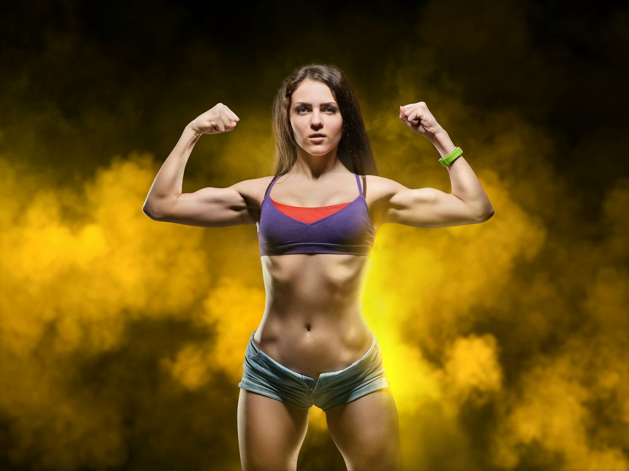 Athletic girls in Guiyang